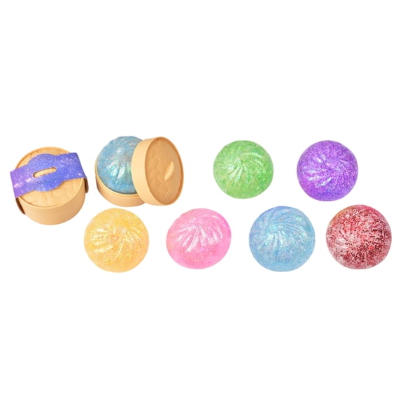 Dumpling Squishy Mystery Squishy Dumpling Box Fidget Toys Sensory Stress Ball Squeeze Toys for Stress Relief