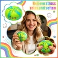 thumbnail image 1 of Dumpling Squishy Steamed Bun Slow Rising Toys, Soft Fidget Toys with Basket Lid Cute Face Design 3.94 Inches for Desk Display, 1 of 7