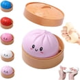thumbnail image 1 of Dumpling Squishies Toy, Mega Rainbow Dumplings, Cute Anxiety Relief Fidget Toy, Soft Squeeze Decompression Dough (3.94 in) By PULMCheerger, 1 of 10