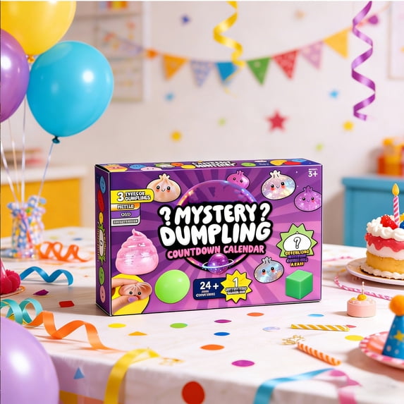 Dumpling Squishys 2026 Squishys Advent Calendar - Bao Bun Squishys Stress Balls Mystery Advent Countdown Calendar (24 Random Dumplings)