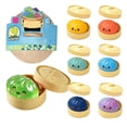 thumbnail image 1 of Dumpling Stress Ball Slow Rising Squishy Soft Squeeze Decompression Dough Novelty Toy for Fun Entertainment, 1 of 5