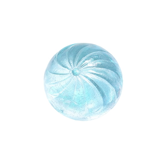 Dumpling Stress Ball, Stress Relief Squeezing Toys for Adults(Clear Blue)