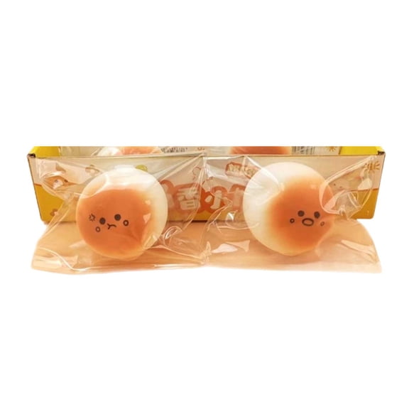 Dumpling Toy, Giant Glitter Dumpling Squeeze Ball, Milk Bun Shaped Stress Relief Toy, Random Expression