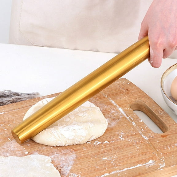 Dumpling Wrapper Rolling Pin Hollow Handle Comfortable Grip for Noodles Bread Baking Dough Rolling Stick 13 Inch