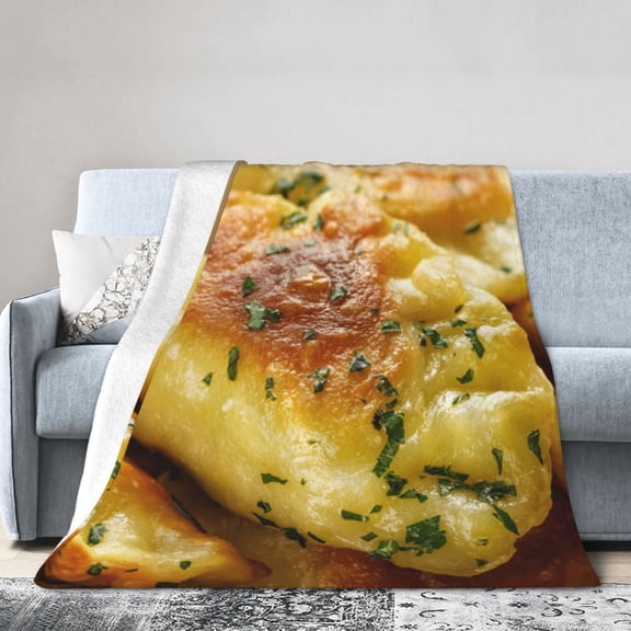 Dumplings Blanket Gifts For Kids Adults - Lightweight Throw Blanket For Bedroom Living Room Decor Soft Fuzzy Fleece Cozy Plush Bed Couch 50"X40"