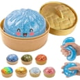 thumbnail image 1 of Dumplings Squishy Stress Balls Fidget Sensory Toys Mystery Dumplings Squishy Soft Squeeze Decompression Dough for Adults, 1 of 7