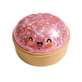 thumbnail image 1 of Dumplings Stress Balls, Giant Glitter Squishies, Soft Squeeze Decompression Dough with Food Steamer, 2.4 inch Translucent Pink Crazy Gifts for Fun, 1 of 5