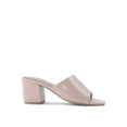 thumbnail image 1 of Dumpllin Patent Faux Leather Slip-On Block Heel Sandals, 1 of 5