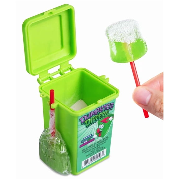 Dumpster Dippers Powder Candy Sour Lollipop Dipper, Watermelon