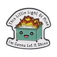 thumbnail image 1 of Dumpster Fire Enamel Pin Funny Quote Lapel Pin for Clothing Backpacks Hats Bags Jackets Humorous Meme Accessory 1 Piece, 1 of 8