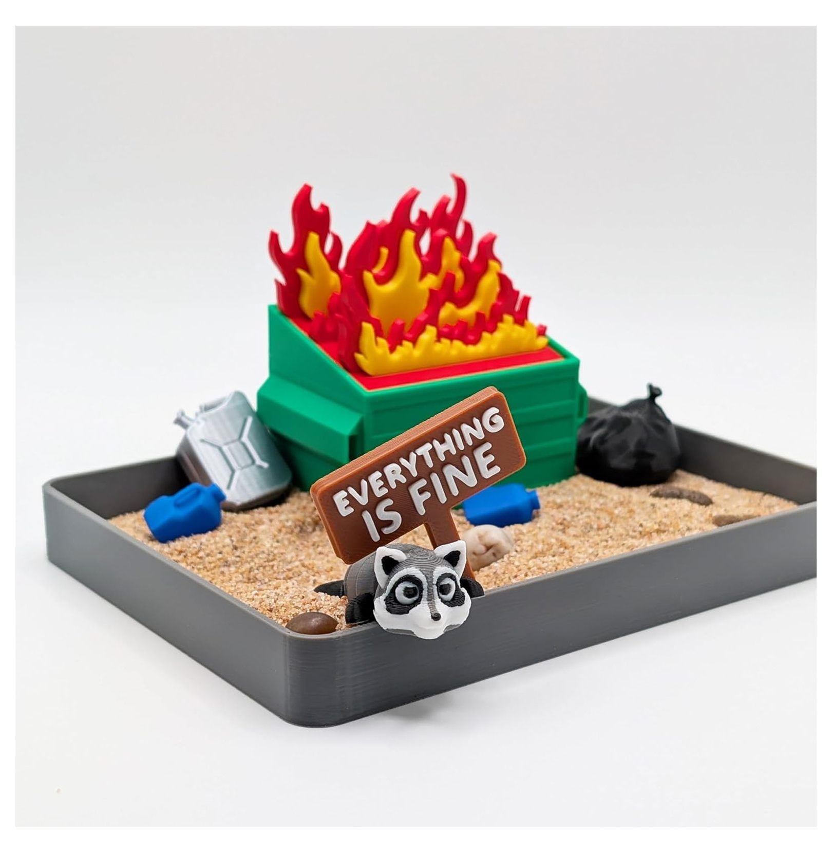 Dumpster Fire Zen Garden - Walmart.com
