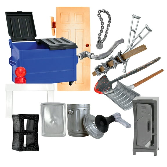 Dumpster Match Accessory Set for WWE & AEW Wrestling Action Figures