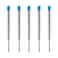 thumbnail image 1 of DunBong Ink Pen Refills Medium Point, 1.0 mm, Blue, 5 Count, 5 Pack, 1 of 5