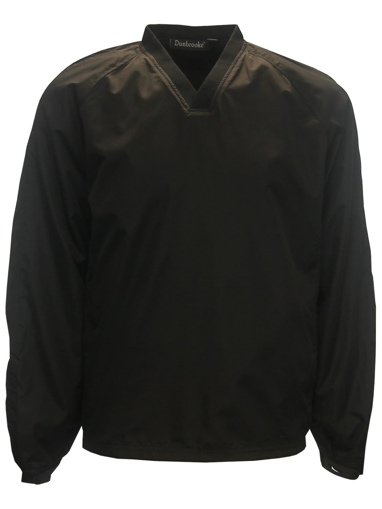 Dunbrooke Men's V-Neck Pullover Golf Windshirt, Small Black - - Walmart.com