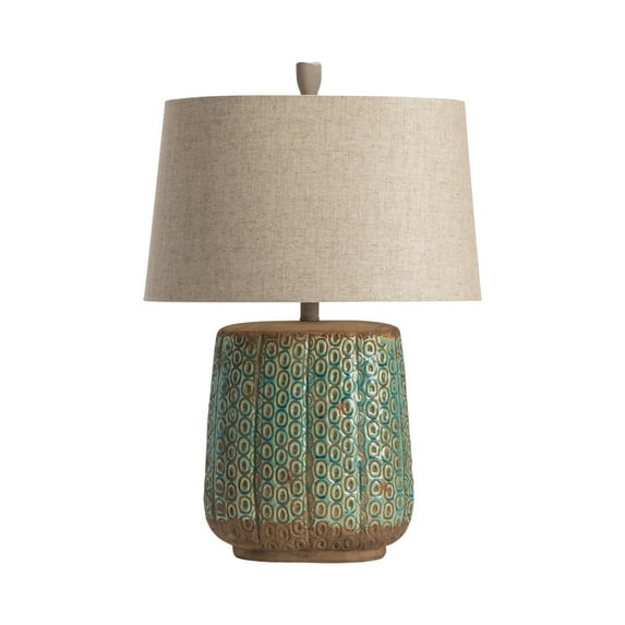 Duncan 26-Inch Table Lamp, Antique Green