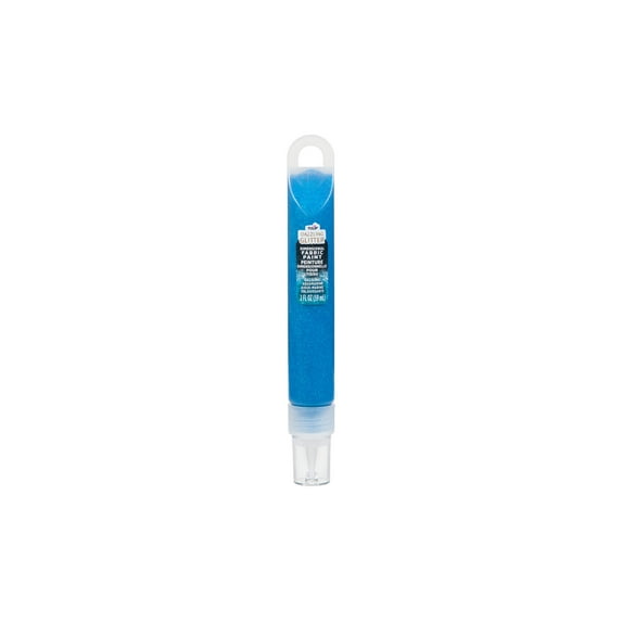 Tulip Fabric Dazzling Glitter Paint 2oz Aquamarine