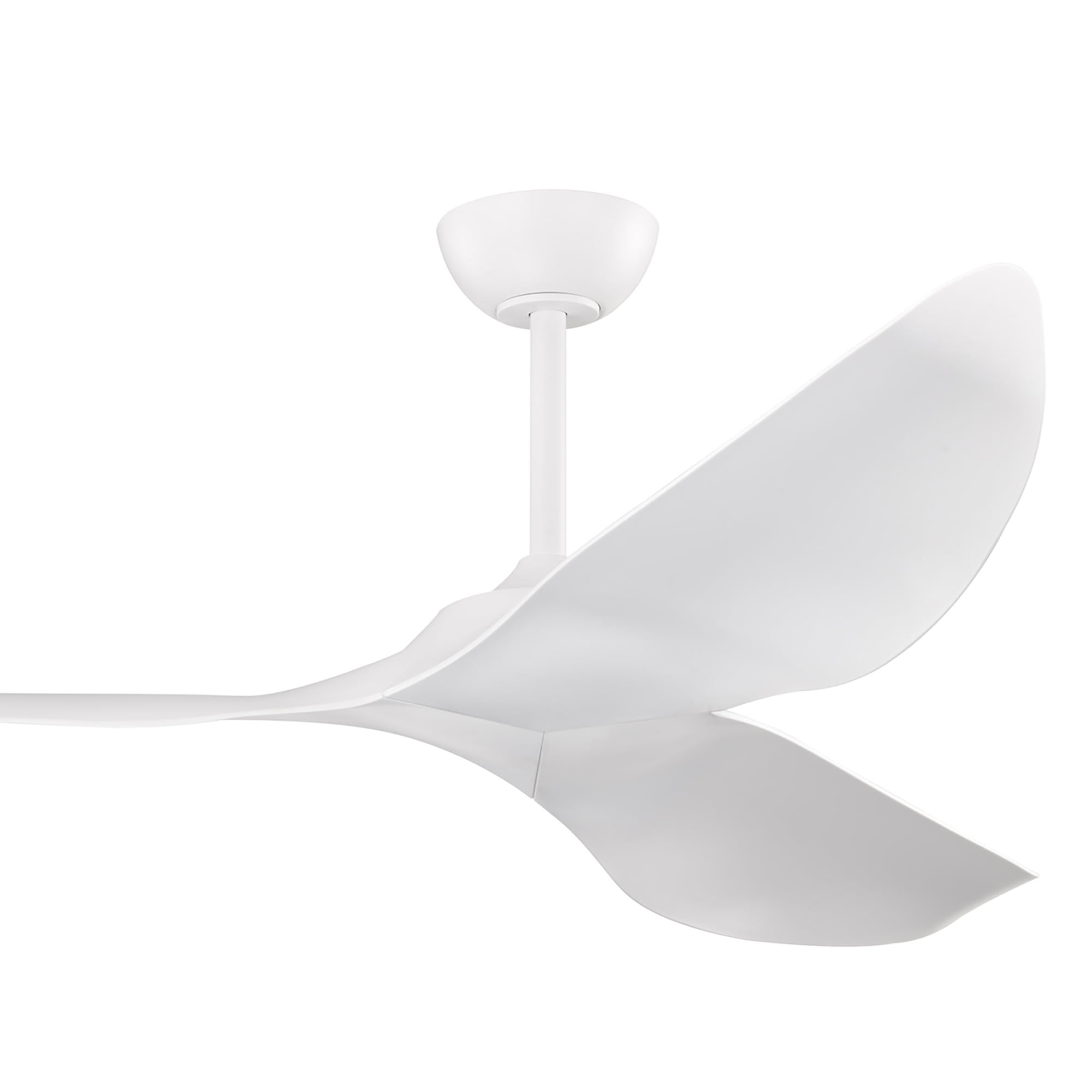 Duncan 52 in. Indoor White Finish Ceiling Fan with Light Kit