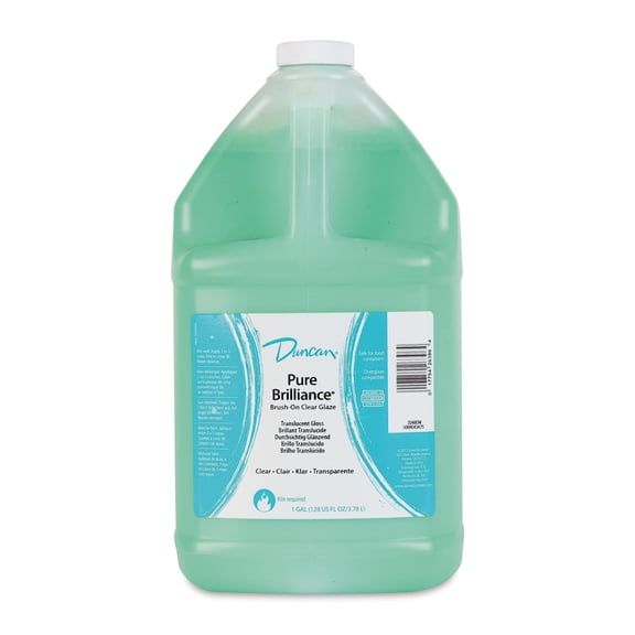 Duncan Clear Glazes - Pure Brilliance, Brush-On, Gallon