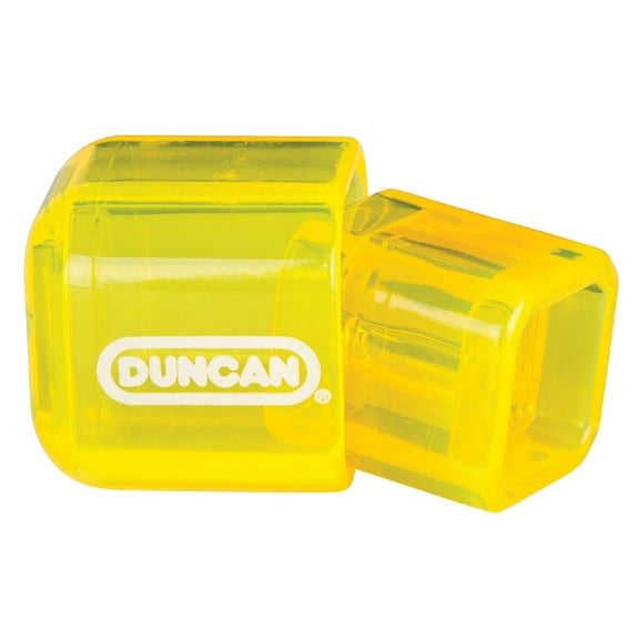 Duncan Double Dice Yo-Yo Counterweight - Strong Polycarbonate Plastic! (Yellow)