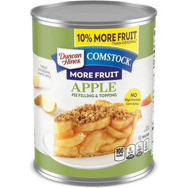Duncan Hines Comstock More Fruit Apple Pie Filling and Topping, 21 oz