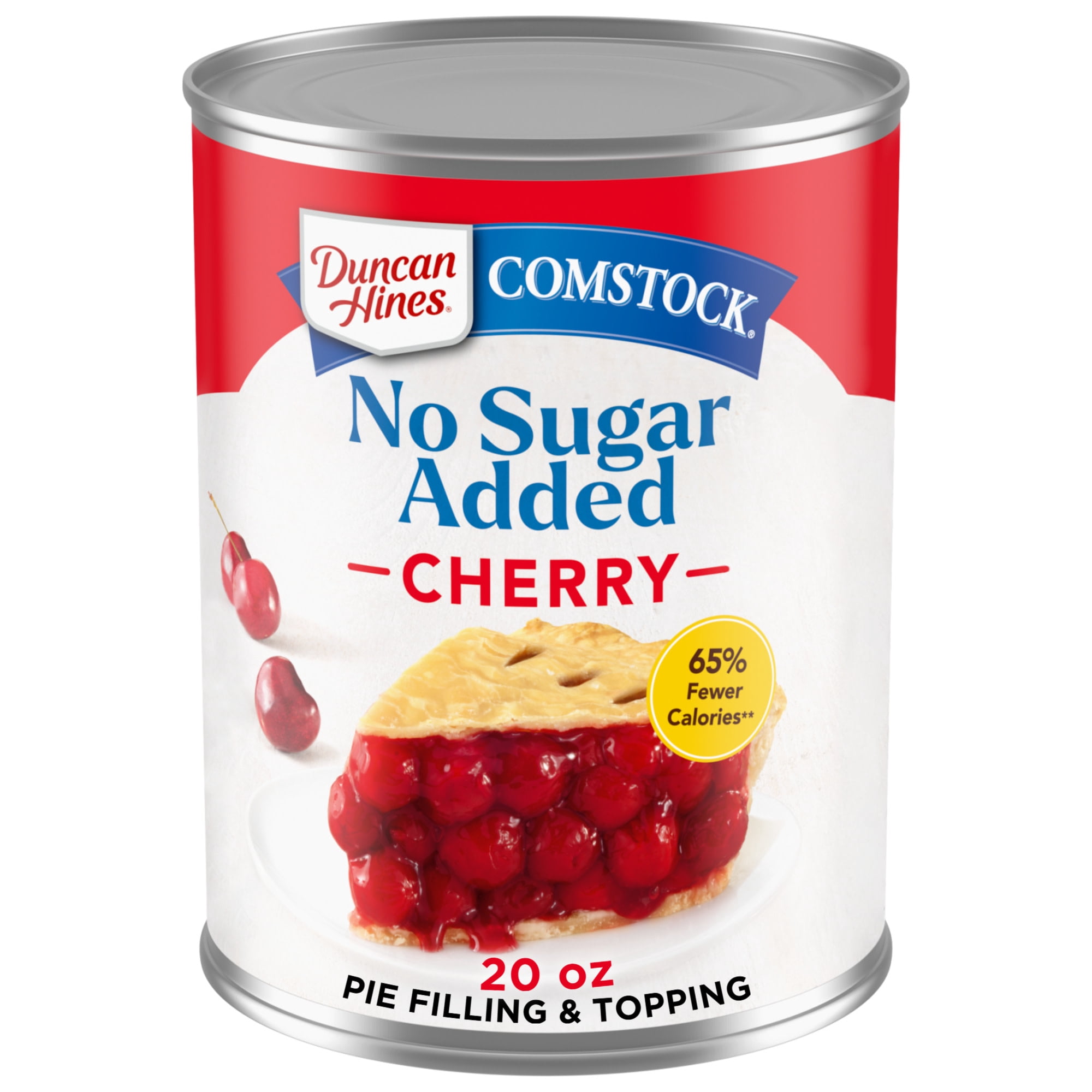 Duncan Hines Comstock No Sugar Added Cherry Pie Filling and Topping, 20 oz.