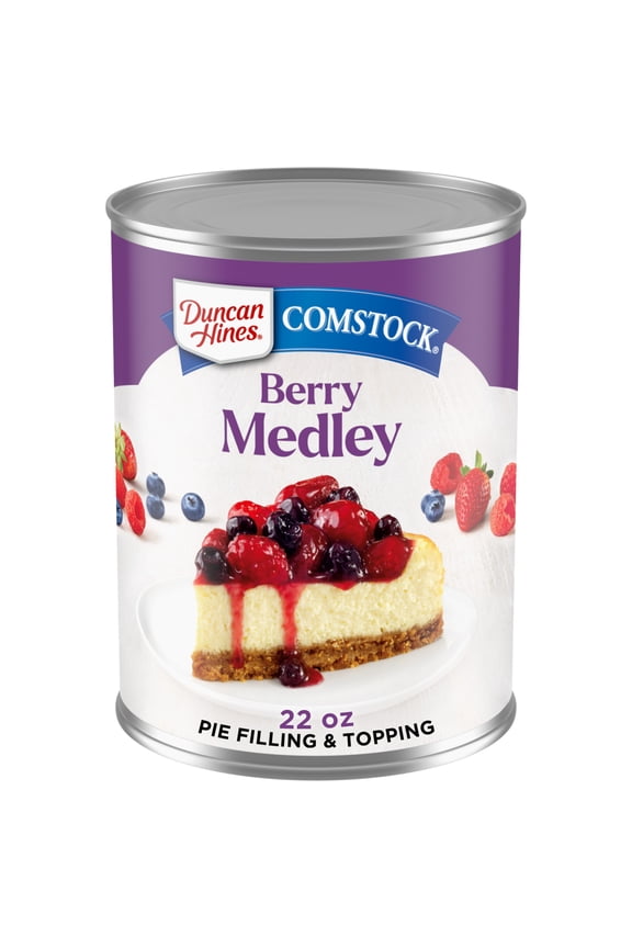 Comstock, Berry Medley Pie Filling and Topping, 22 oz.