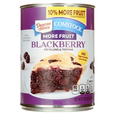 Duncan Hines Comstock Original Blackberry Pie Filling and Topping, 21 oz