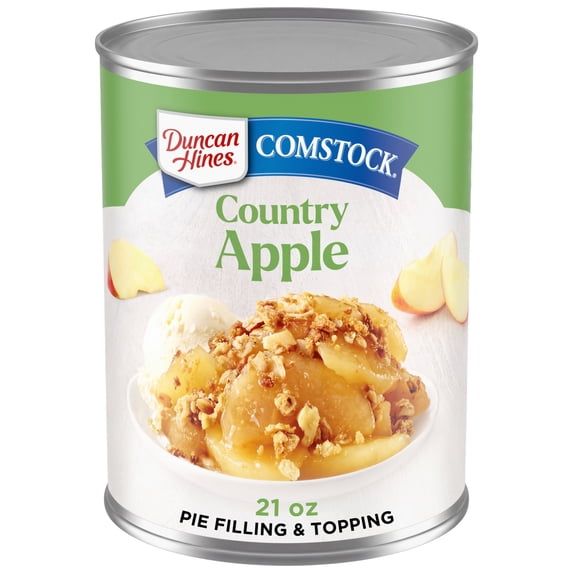 Duncan Hines Comstock Original Country Apple Pie Filling and Topping, 21 oz.