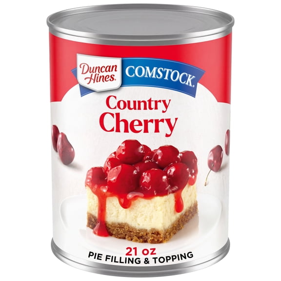 Duncan Hines Comstock Original Country Cherry Pie Filling and Topping, 21 oz.