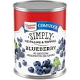 Duncan Hines Comstock Simply AIF4 Pie Filling, Blueberry, 21 Ounce