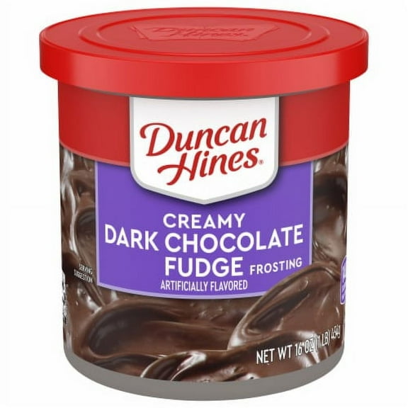 Duncan Hines Creamy Dark Chocolate Fudge Frosting 16 oz.