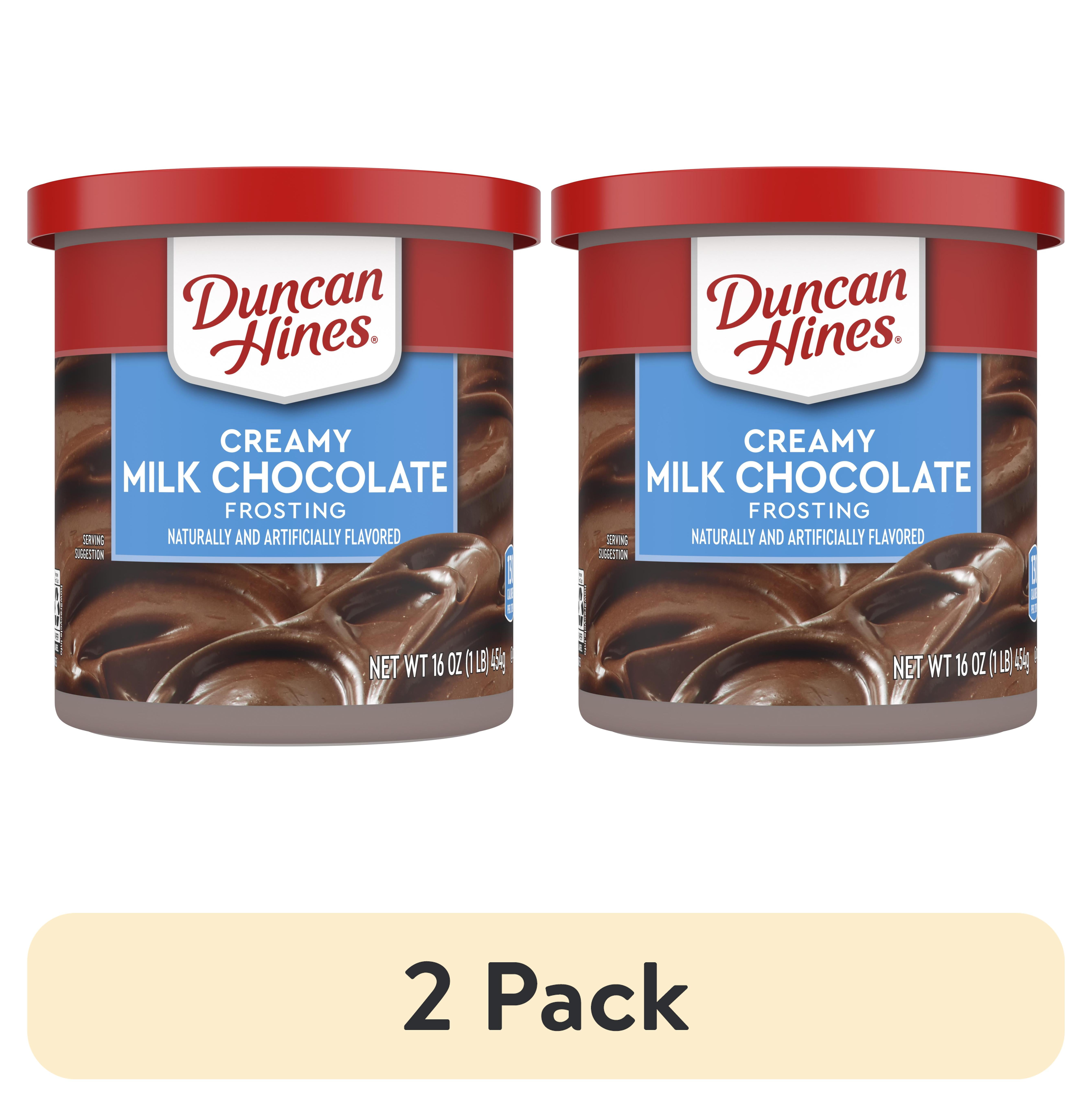 (2 pack) Duncan Hines Creamy Milk Chocolate Frosting 16 oz
