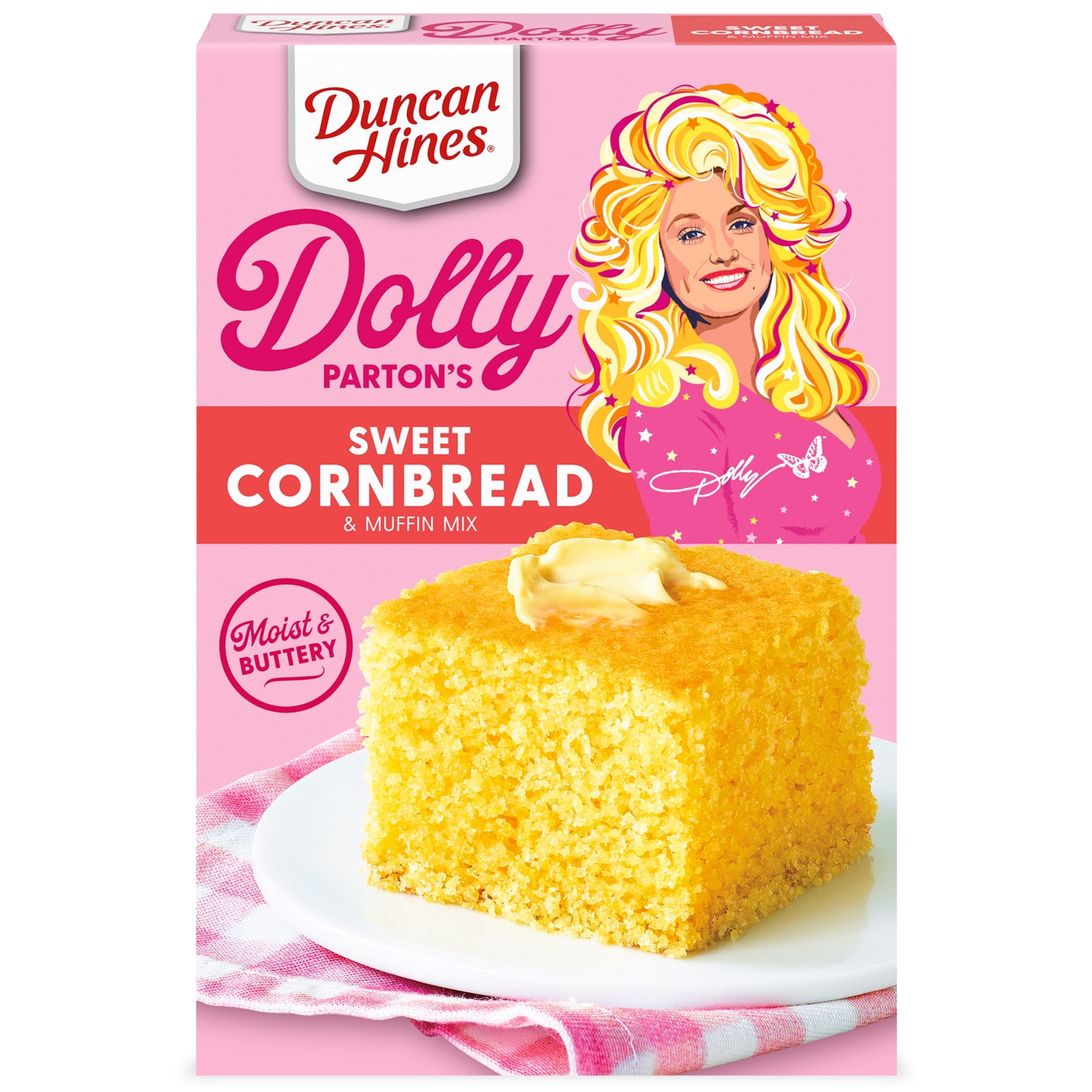 Duncan Hines Dolly Parton's Sweet Cornbread & Muffin Mix, 16 oz