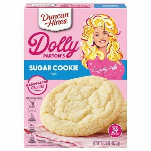 Duncan Hines Dolly Partons Sugar Cookie Mix, 15.25 Oz.