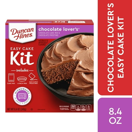 Duncan Hines Easy Cake Kit Chocolate Lover's Cake Mix, 8.4 oz.