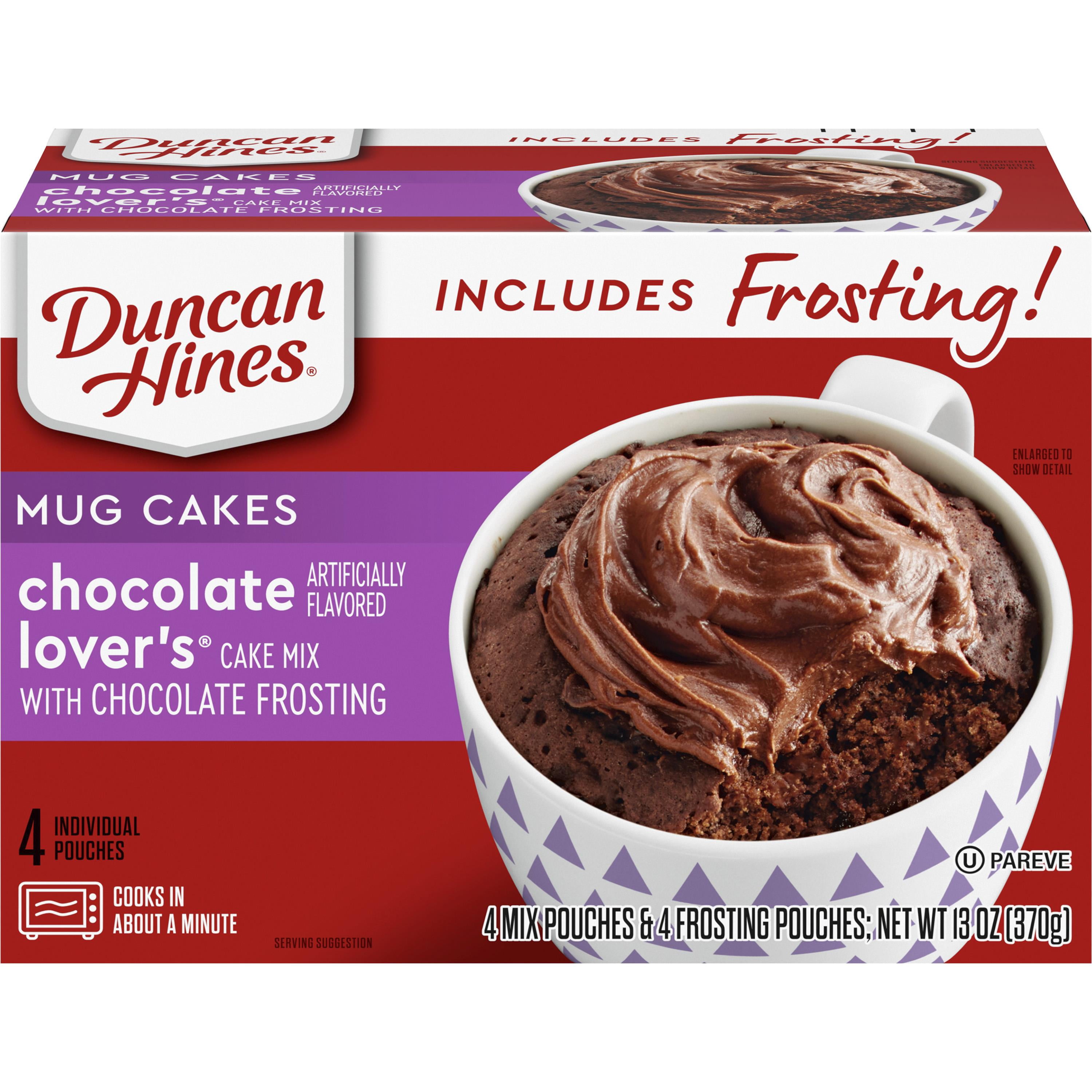 Duncan Hines Mug Cakes Chocolate Lover s Cake Mix with Chocolate