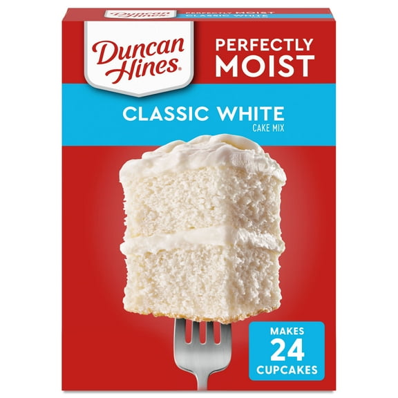 Duncan Hines Perfectly Moist Classic White Cake Mix, 15.25 oz