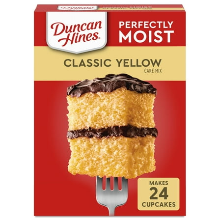 Duncan Hines Perfectly Moist Classic Yellow Cake Mix 15.25 oz (Pack of 6)