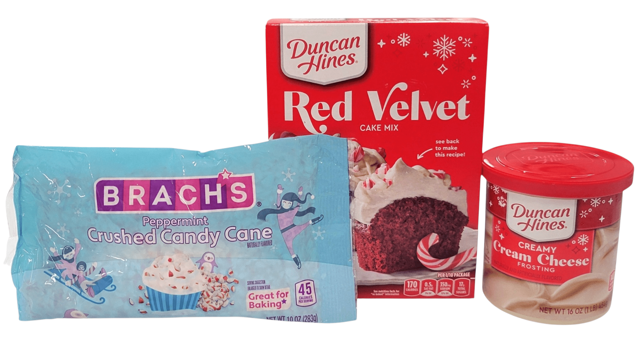 Duncan Hines Red Velvet Cake Mix Set – 15.25 oz Cake Mix + 16 oz Creamy ...