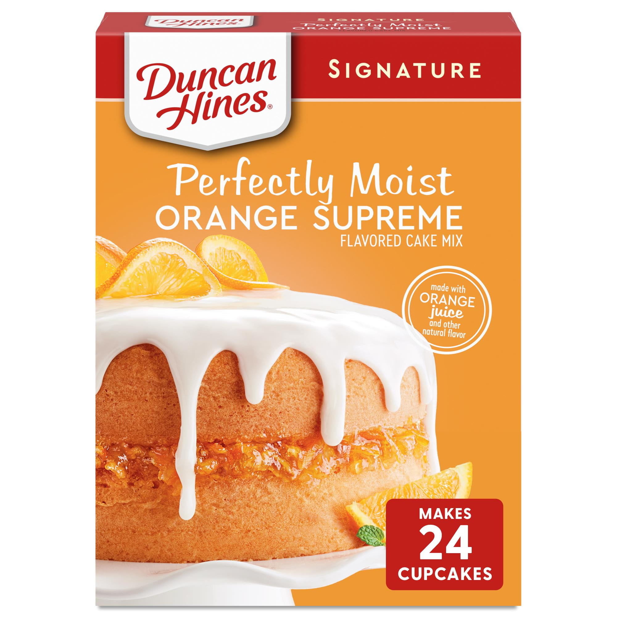 Duncan Hines Signature PerfeCountly Moist Orange Supreme Cake Mix, 15.25 oz
