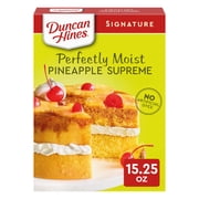 Duncan Hines Pineapple Supreme Flavored Cake Mix, 15.25 oz.