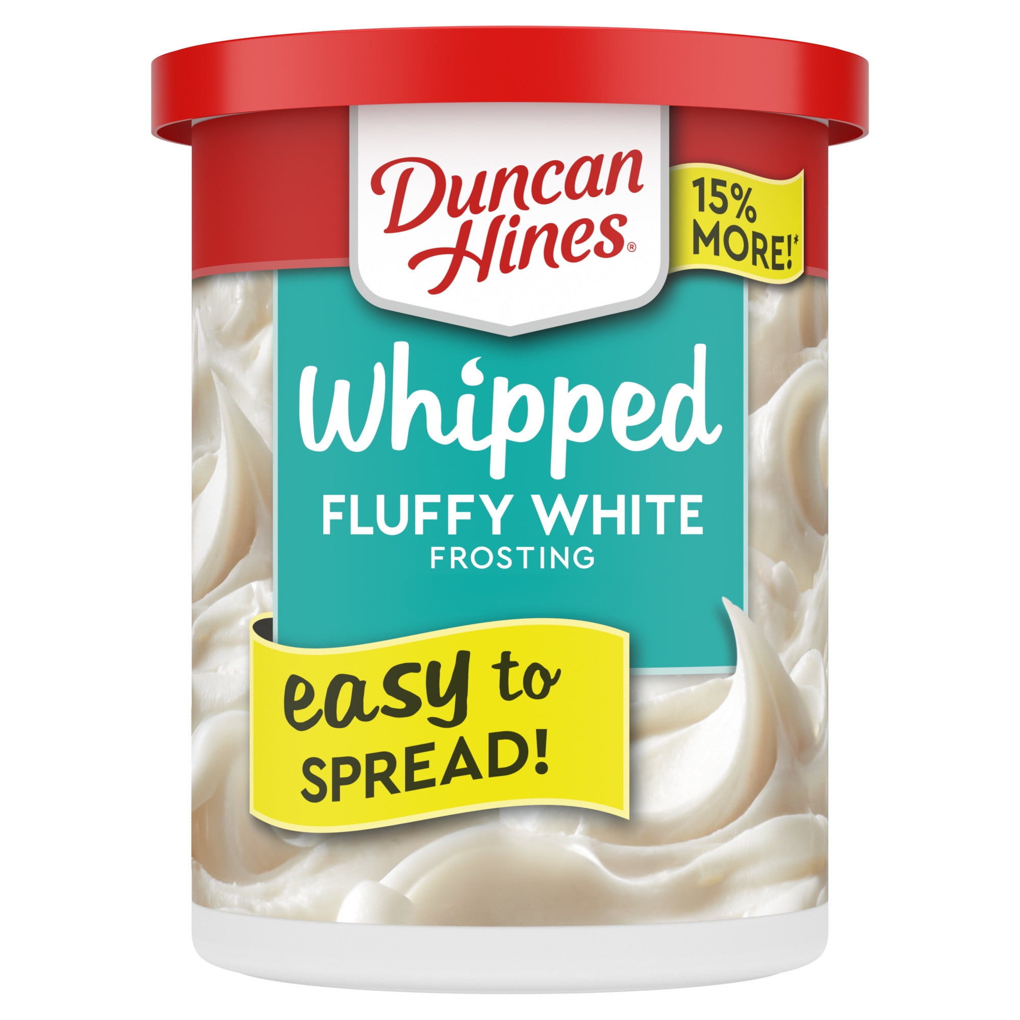 Duncan Hines Whipped Fluffy White Frosting, 14 oz