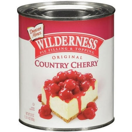 Duncan Hines Wilderness Country Cherry Pie Filling & Topping 21oz (Pack of 24)