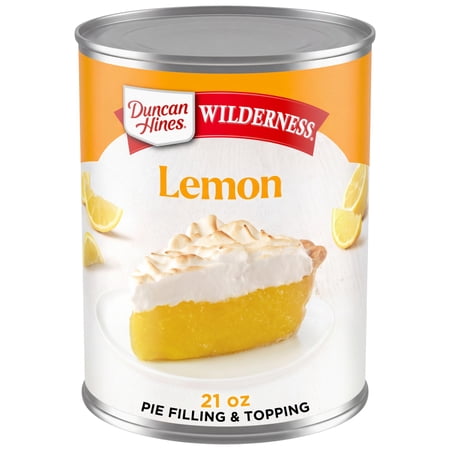 Duncan Hines Wilderness, Lemon Crème Pie Filling and Topping, Ready to Use, 21 oz.