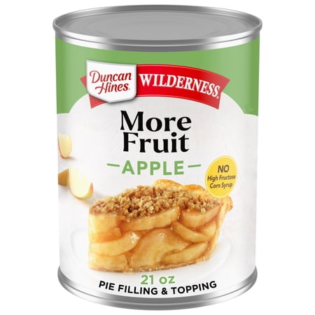 Duncan Hines Wilderness More Fruit, Apple Pie Filling and Topping, Ready to Use, 21 oz.
