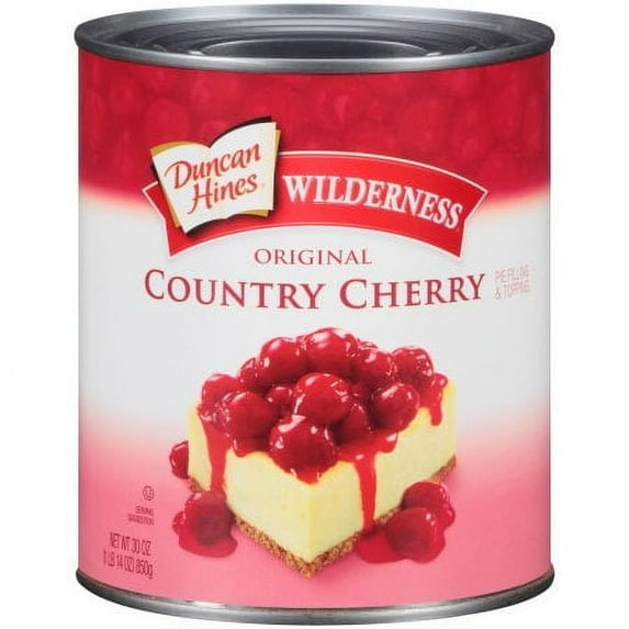 Duncan Hines, Wilderness, Pie Filling & Topping, Country Cherry (Pack of 12)
