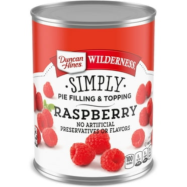 Duncan Hines Wilderness Raspberry Pie Filling and Topping, 21 oz