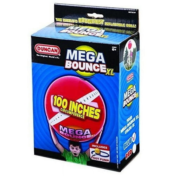 Duncan Mega Bounce XL Ball with Foot Pump