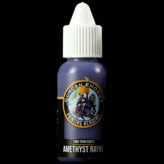 Duncan Rhodes Painting Academy Two Thin Coats Amethyst Rayne Paint