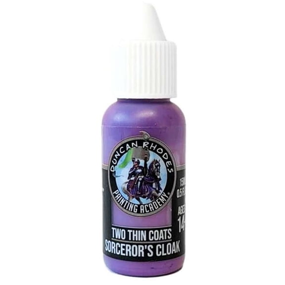 Duncan Rhodes Painting Academy Two Thin Coats Sorceror's Cloak Paint